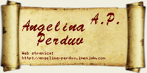 Angelina Perduv vizit kartica
